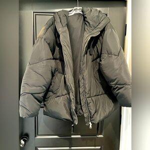 Oversized Free People Winter Puffer Coat